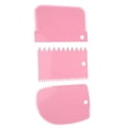 thumbnail image 4 of Yuarrent 3 unids/set de herramientas de decoración de pasteles, espátulas para masa, accesorios ornamentales de panadería, accesorios para rebanar Herramientas y accesorios para hornear Rosado Yuarrent JJ14756-05B, 4 of 6
