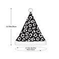thumbnail image 3 of Balery Black Leopard Pattern Santa Hat Christmas Hat Funny Christmas Hat Christmas Knitted Beanie Hat For Kids, 3 of 6