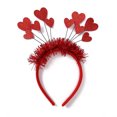 thumbnail image 1 of Diadema de lentejuelas en forma de corazón XianweiShao Aro para el cabello rojo, 1 of 4