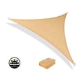 thumbnail image 1 of Toldo triangular Shade Sail de 3,5 x 3,5 x 3,5 m, color beige, 1 of 2
