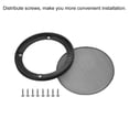 thumbnail image 4 of 2pcs 5" Grill Mesh Decorative Circle Woofer Guard Protector Cover Parts Black, 4 of 5