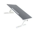 thumbnail image 1 of Portable Laptop Bed Table with Foldable Legs Aluminum Alloy, Rotating Desktop, Large Space, Minimalist Design for Writing Working Reading Eating, 1 of 7