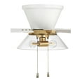 thumbnail image 5 of IST52WSB5 Craftmade Lighting Insight - 5 Blade Flush Ceiling Fan with Light Kit In Contemporary Style-12.28 Inches Tall and 52 Inches Wide-White/Satin, 5 of 13