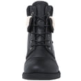 thumbnail image 4 of GLOBALWIN Women's lace Up Boots for Women with Low Heel 8M Black, 4 of 7