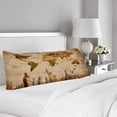 thumbnail image 2 of ABPHOTO Vintage Big Ben Statue of Liberty Body Pillow Covers Pillowcase 20x60 inch European Holiday Travelling Body Pillow Case Protector, 2 of 2