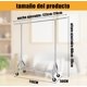 thumbnail image 3 of Perchero Resistente con Ruedas y Altura Ajustable, Burro de Ropa Metálico Extensible, Organizador de Armario y Vestidor, Perchero de Alta Capacidad con Barras Dobles y Ruedas con Freno, 3 of 4