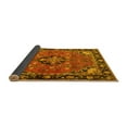thumbnail image 2 of Ahgly Company Indoor Round Persian Yellow Traditional Area Rugs, 3' Round, 2 of 4