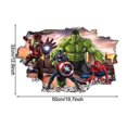 thumbnail image 2 of Avengers Superhero Wall Decals for Bedroom Self-Adhesive Wall Stickers Video Game Birthday Party Decoration, 2 of 4