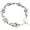 Elephant02, variant on Mother Elephant and Baby Elephant Bracelet with Round Toggle Lock, Plain Bracelets, 925 Sterling Silver Bracelets For Women's Christmas Gift