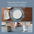 thumbnail image 3 of Unique Bargains Set of 6 Faux Leather Placemats for Kitchen Table Decor Blue 15"x15", 3 of 7