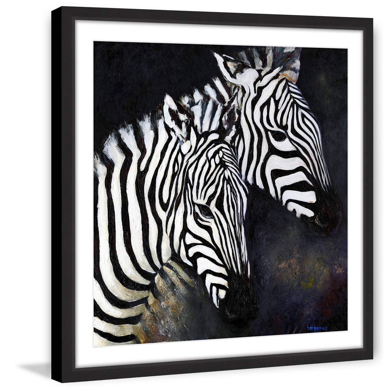 Marmont Hill "Happy Together" by Bergerac Framed Painting Print