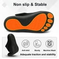 thumbnail image 5 of Barerun Mens Wide Toe Box Diabetic Slippers Adjustable Bedroom House Slippers Elderly Comfort, 5 of 8