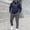 Navy, variant on Sweat Outfits for Men 2 Piece Set Casual Long Sleeve Quarter Zip Hoodie Sweatshirt Tracksuit Sweatpants SweatTracksuits Jogging Suit Men Clothing