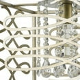 thumbnail image 4 of Brax 2-Light Washed Gold Island Pendant With Crystal Accents, 4 of 6