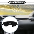 thumbnail image 2 of Unique Bargains Car Dashboard Cover Mat Compatible for Subaru Legacy 2015-2019, Protective Polyester Center Console Interior Trim Dash Board Mat Black, 2 of 7