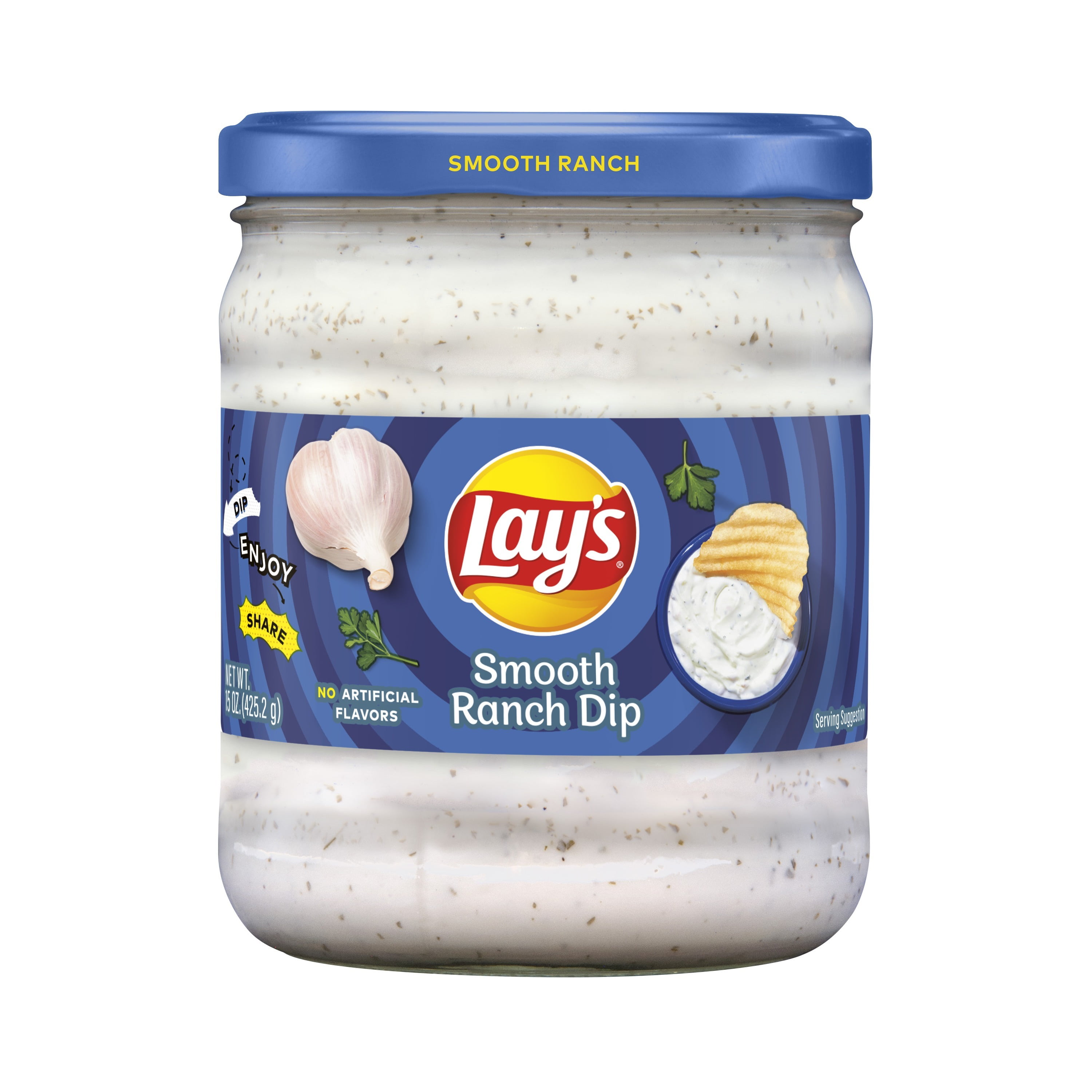 Lay's Smooth Ranch Dip, 15 oz Jar