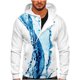 thumbnail image 1 of Sudadera informal con estampado de degradado y media cremallera para hombre Pompotops  oipoqjl52302, 1 of 5