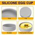 thumbnail image 2 of 6 Pack Silicone Air Fryer Egg Molds, Individual Egg Pan Microwave Egg Cooker Eggwich Egg Bites Cups 6oz Small Prep Bowls for Kitchen Oven Microwave - Grey, 2 of 14