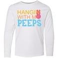 thumbnail image 3 of Inktastic Hanging with My Peeps Long Sleeve Youth T-Shirt, 3 of 5