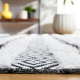 thumbnail image 4 of SAFAVIEH Augustine Maggie Striped Area Rug, Black/Ivory, 5' x 7'7", 4 of 11