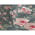 thumbnail image 4 of Ambesonne Shabby Flora Quilted Bedspread Set 3 Pcs, Rural Buds Vintage, Queen Size, Multicolor, 4 of 5