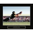 thumbnail image 2 of Frontline 14x12 Gold Ornate Wood Framed with Double Matting Museum Art Print Titled - Goals - Football, 2 of 4