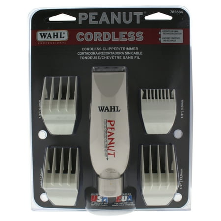 WAHL Professional Cordless Peanut Trimmer - Model # 8663 - White - 1 Pc Kit Trimmer