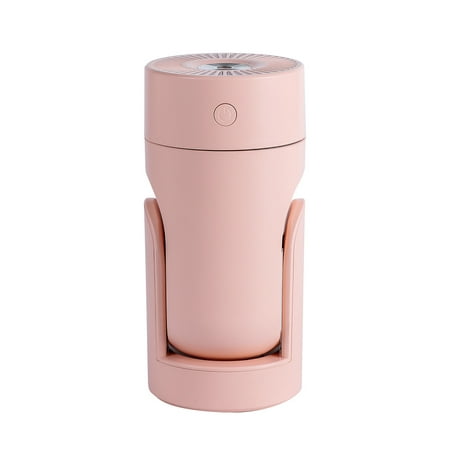 

DESTYER Air Humidifier 220ml Adjustable Bedroom Desktop Diffuser with Night Light Moisturizing Low-noise Mist Maker Home Office Car Pink