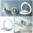 thumbnail image 3 of TABLZONE Hanging Wall Shelves White Artificial Board Storage for Kitchen 1Pcs, 3 of 8