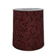 thumbnail image 3 of Aspen Creative 35039 Transitional EmpireShaped Spider Construction Lamp Shade in Red, 14" wide (12" x 14" x 15"), 3 of 5