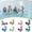 Green, variant on RYDCOT Aquatic Dumbells, Water Aerobic Exercise Foam Dumbbell Pool Resistance,Water Aqua Fitness Barbells Hand Bar Exercises Equipment for Weight Loss (2 Pcs)