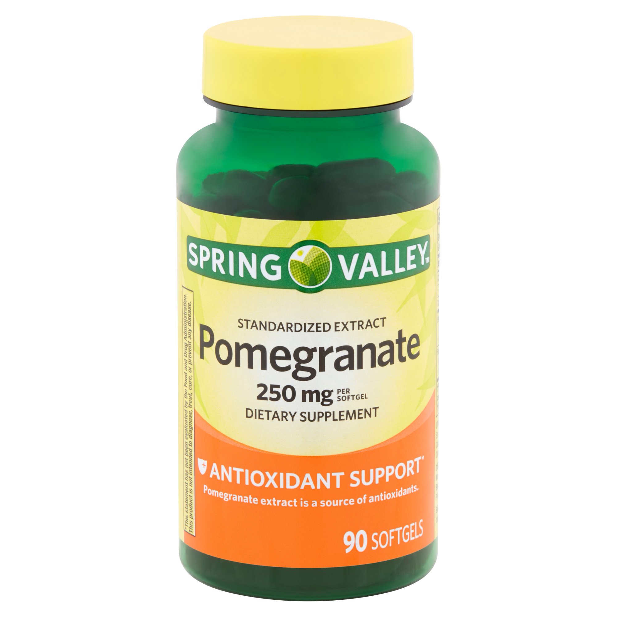 Spring Valley Standardized Extract Pomegranate Softgels, 250 mg, 90 Count