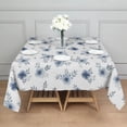 thumbnail image 3 of Pioneer Flower Floral Print Pattern Square Tablecloth, Waterproof Wipeable Spillproof Washable Table Cover for Home Kitchen Party Decor, 42"x42", 3 of 6