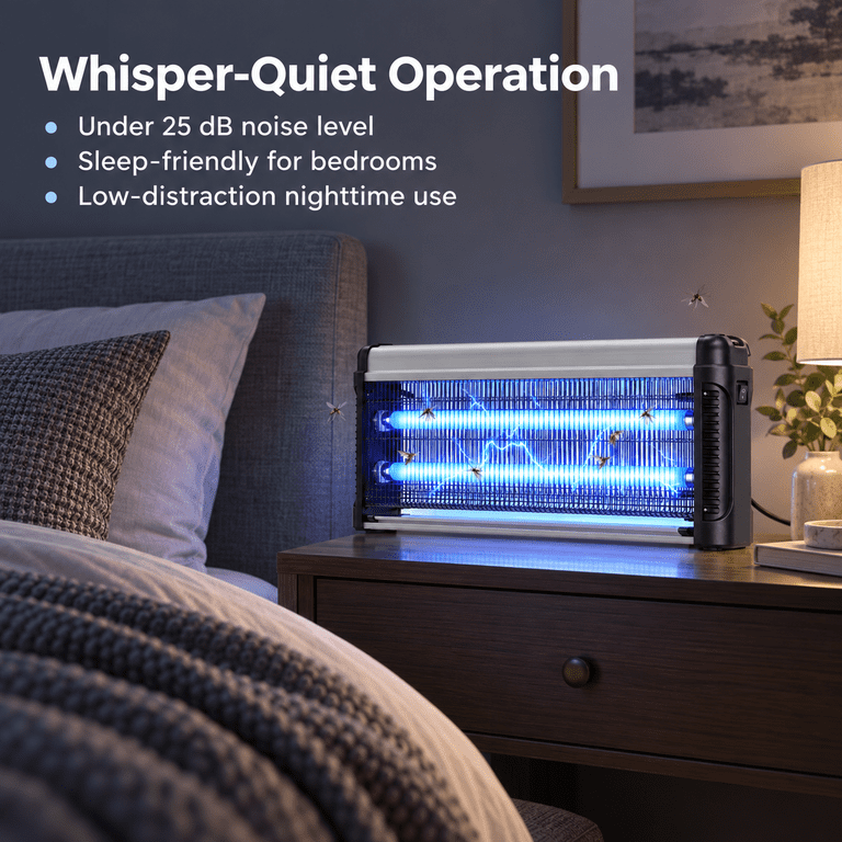 Gamexcel 40W Electronic Bug Zapper, UVA Light, 1600 Sq Ft photo 3