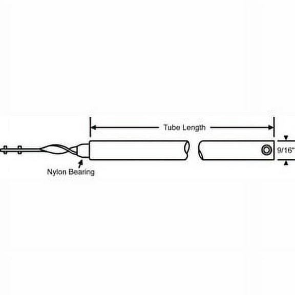 Manufacturer Varies Tube Balance,Tilt Window,26" L 85-25R