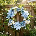 thumbnail image 1 of Apmemiss Clearance 19.6In Artificial Wreath Floral Door Wreath for Spring Summer Home Decor, 1 of 7