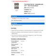 thumbnail image 2 of Front Brake Pad Set - Compatible with 2017 - 2023 Porsche Macan 2018 2019 2020 2021 2022, 2 of 2