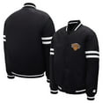 thumbnail image 3 of Youth Starter  Black New York Knicks Satin Full-Snap Varsity Jacket, 3 of 3