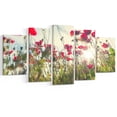 thumbnail image 2 of Poppy Flowers on Summer Meadow - Floral Canvas Art Print, 2 of 3