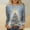 Multicolor, variant on asdoklhq Fall Sweatshirts for Women Casual Christmas Print Round Neck Long Sleeve T-Shirt Loose Top Multicolor 4X
