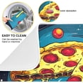 thumbnail image 2 of riloi Pizza Planet Dish Drying Mat 24 x 18 inch for Kitchen Counter Super Absorbent Draining Mat with Non-slip Backed Dish Rack Pad for Dish Bottles Cups Bowl Countertops Sinks Draining Racks, 2 of 6