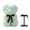 Fluorescent Green, variant on QLUEWX Purple Rose Bears, 10" Artificial Roses Flower Bears, Perfect Romantic Gift for Her, Mother's Day Valentines Day Birthday Gifts for Girlfriends, Wife, Her, Women and Mother