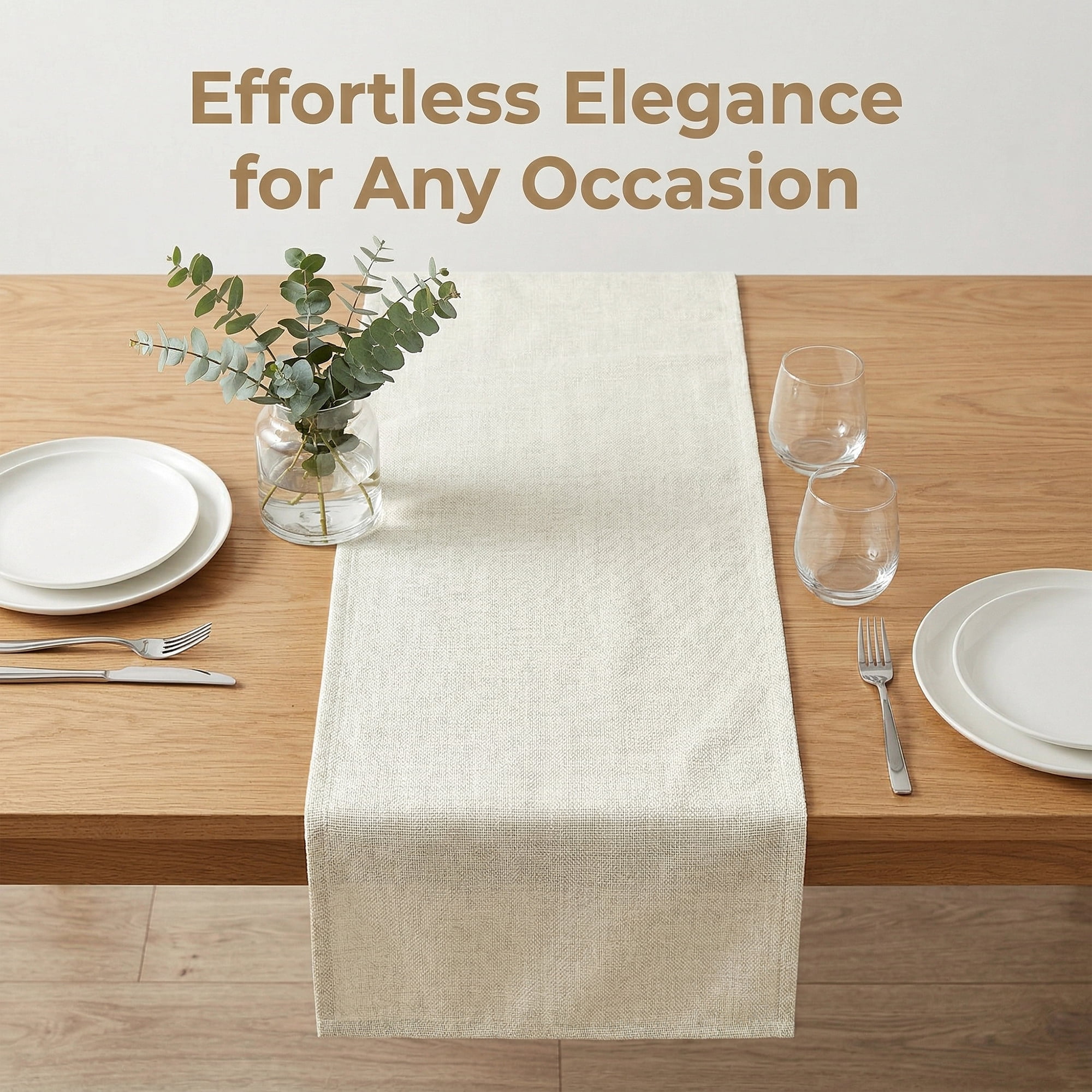 Unique Bargains Birthday Decorations Washable Kitchen Runner Beige 11.8x55.1in