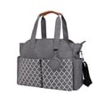 thumbnail image 4 of Baby Changing Bag Handbag Maternity Polyester Bag for Keys Mom and Dad Phone Gray, 4 of 8