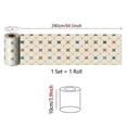 thumbnail image 5 of 3.8*94.5 inches Peel and Stick Wallpaper Border, Vintage Geometric Encaustic Tile Baseboard Sticker, Self Adhesive Watherproof Wall Border for Kitchen Bathroom Decor, 5 of 8