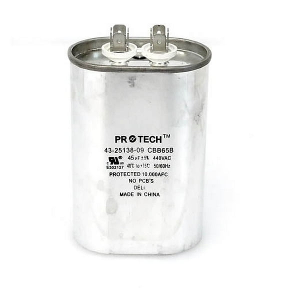 43-25138-09 - OEM Rheem Oval Capacitor 45 uf 440 Volt