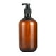 thumbnail image 1 of Jumpingount Botella de gel de ducha portátil y de gran capacidad marrón para jabón dispensador de gel de ducha que viaja Cuentagotas de vidrio y botellas Marrón transparente 300ml, 1 of 6