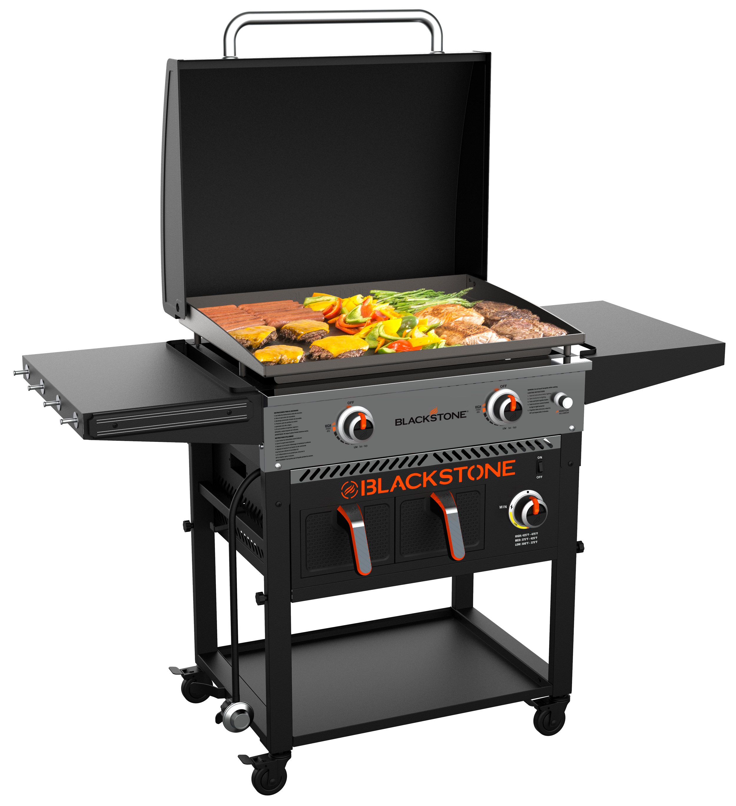 Air fryer blackstone griddle combination