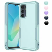 Samsung Galaxy A16 Case,Sturdy Phone Case for Galaxy A16 2025 6.7 inch,Njjex Shockproof Protection Heavy Duty Armor Hard Plastic & Rubber Rugged Bumper 2-in-1 Case Cover-Green