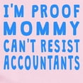 thumbnail image 2 of CafePress - Proof Mommy Cant Resist Accountants Body Suit - Baby Light Bodysuit, Size Newborn - 24 Months, 2 of 4
